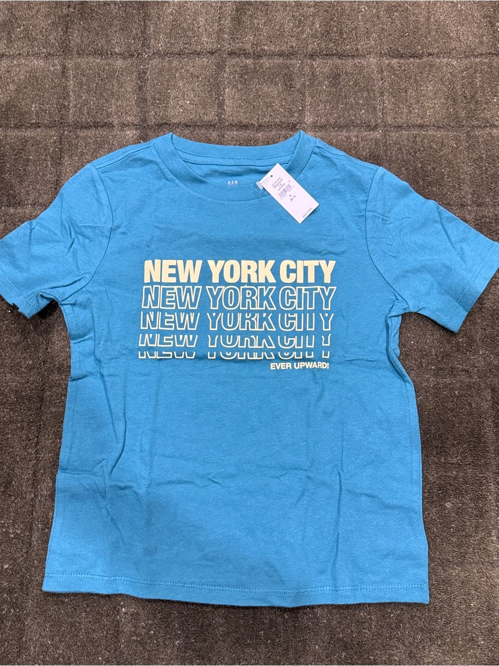 NWT GAP Kids Teal Short Sleeve NYC Tee - Size S